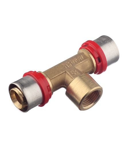 Тройник Tiemme 26(пресс) х 1/2 ВР(г) х 26(пресс) быстрозакручивающаяся стопорная гайка 4–14 мм трубка из нержавеющей стали ss 304 фитинги для труб с внутренней резьбой 1 8 1 4 3 8 1 2 m10x1 m14x1 5