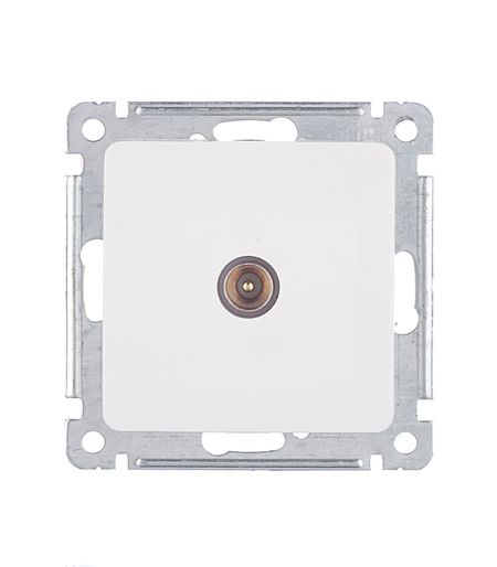 Розетка телевизионная Hegel Master встраиваемая белая (РСТВ-401)