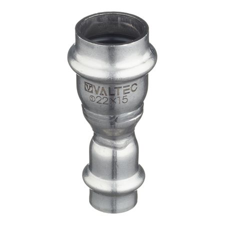 Муфта Valtec (VTi.903.I.002215) 22х15 мм нержавеющая сталь 304 a2 70 нержавеющая   2 5 шт круглая муфта с накаткой длинные удлиненные затягивающие гайки для большого пальца m3 m4 m5 m6 m8 m10 m12 m16