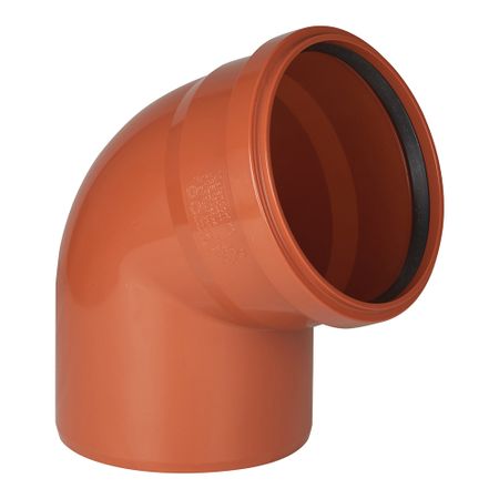 Отвод Ostendorf KGВ d160 мм 67° пластиковый для наружной канализации (222230)