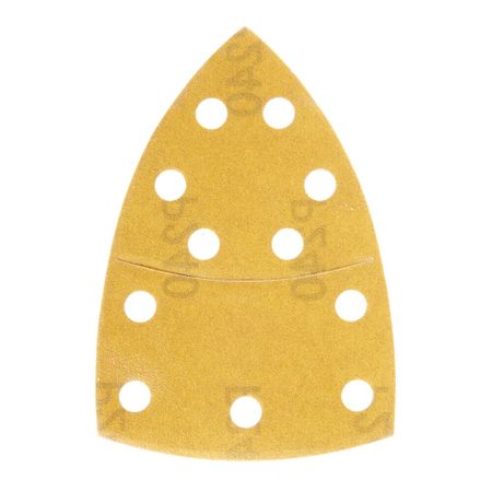 Лист шлифовальный Abraforce 150х102 мм P240 на липучку бумажная основа (5 шт.)