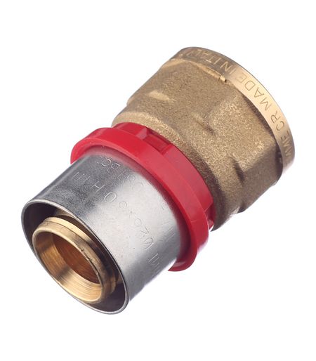 Соединитель прямой Tiemme 26(пресс) х 3/4 ВР(г) прямой соединитель для садовой воды m6 m10 5 шт