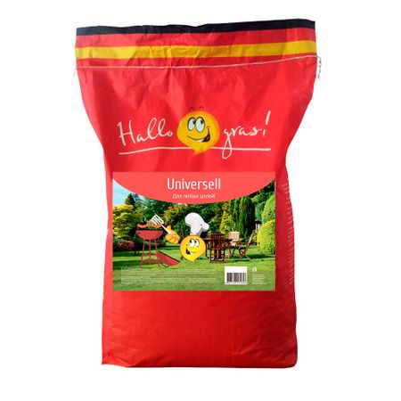 Семена газонной травы Universell Gras Газон Сити 10 кг семена газонной травы роял грин коттедж 1кг