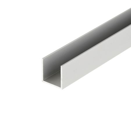 Профиль алюминиевый U-образный 20х20х20х1,5х1000 мм анодированный