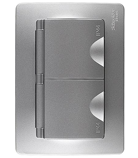 Розетка Systeme Electric Blanca встраиваемая алюминий со шторками (BLNRS441123) леонид романович мытько автомобильные дороги проектирование строительство эксплуатация учебное пособие