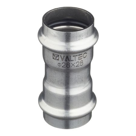 Муфта Valtec (VTi.903.I.002828) 28х28 мм нержавеющая сталь 304 a2 70 нержавеющая   2 5 шт круглая муфта с накаткой длинные удлиненные затягивающие гайки для большого пальца m3 m4 m5 m6 m8 m10 m12 m16