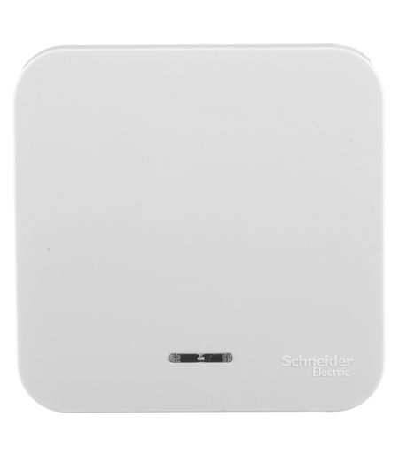 Выключатель Systeme Electric Blanca одноклавишный накладной белый с подсветкой (BLNVA101111)