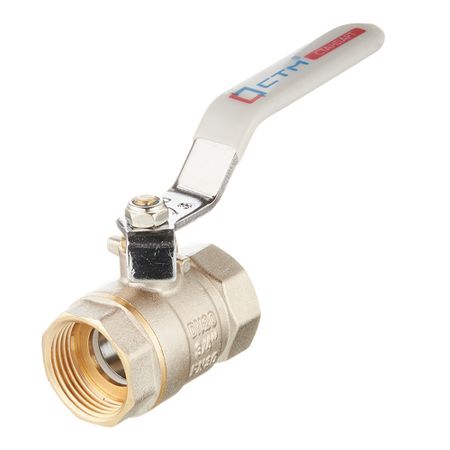 Кран шаровой латунный СТМ 3/4 ВР(г) х 3/4 ВР(г) ручка прямой usb золотая ручка для горячего тиснения