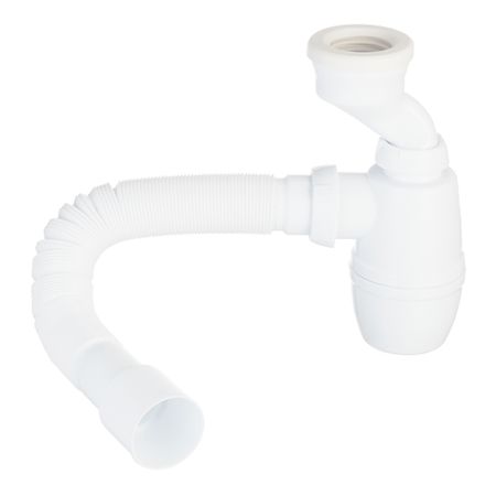 Сифон для писсуара Wirquin 1 1/4х40 мм с выпуском d40/46 мм с соединением 40/50 мм (30987106)