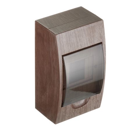 Щит распределительный навесной EKF PROxima ЩРН-П-4 пластиковый IP41 221х136х90 мм 4 модуля темное дерево