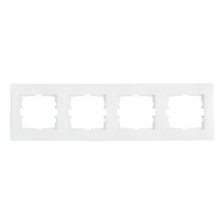 Рамка Lezard Karina четырехместная белая (707-0200-149)