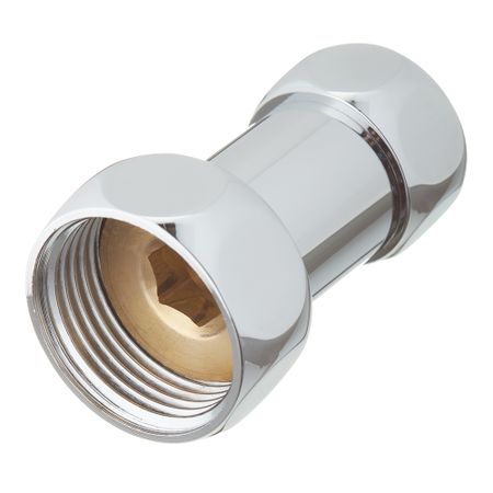 Соединитель прямой для полотенцесушителя 1 ВР(г) х 3/4 ВР(г) хром (2 шт.)