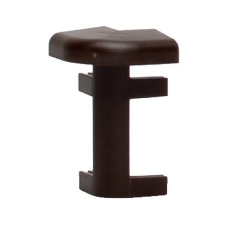 Угол ПВХ наружный Salag 50 мм темно-коричневый под ковролин (1 шт.)