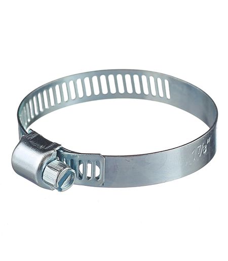 Хомут червячный обжимной 1 7/8 30-45 мм оцинкованная сталь