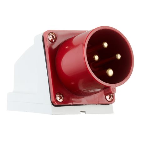 Вилка силовая угловая настенная EKF PROxima 3Р+РЕ 32 А 380 В IP44 м и штерн силовая электроника расчеты и схемотехника