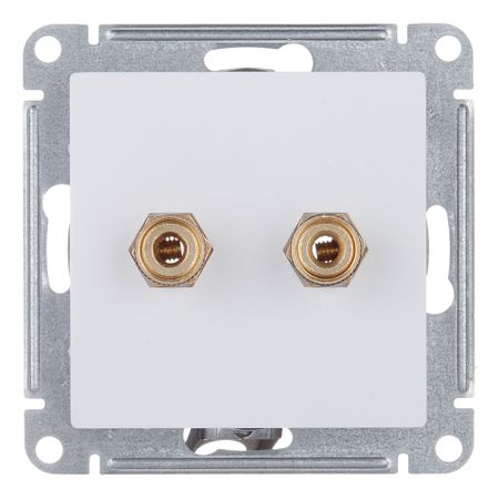 Розетка аудио Systeme Electric AtlasDesign встраиваемая белая (ATN000187) каринэ степановна махмурян олимпиады по английскому языку для 9 11 кл практикум qr код для аудио подг к егэ и огэ