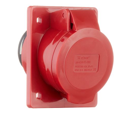 Розетка силовая настенная EKF PROxima 3Р+РЕ 32 А 380 В IP44 м и штерн силовая электроника расчеты и схемотехника