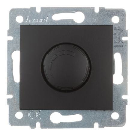 Диммер Lezard Karina встраиваемый черный бархат поворотный (707-4288-115) одно ный светодиодный диммер v1 t sage lu mei 20a 240вт 480вт