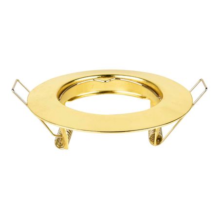 Светильник встраиваемый GU10 золото 50 Вт IP20 Hesler ДВО (684761) уплотнитель щеточный для мебели 7х6мм рул 5м золото с клеем