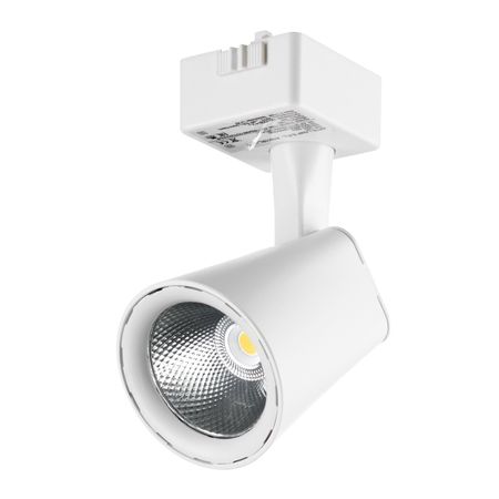 Светодиодный трековый светильник однофазный Arte Lamp 3000К 10 Вт белый (A1811PL-1WH/2056) пассивный видео балун bnc cat5 3000 футов