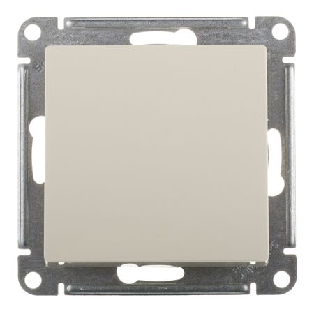 Переключатель Systeme Electric AtlasDesign одноклавишный встраиваемый бежевый (ATN000261)