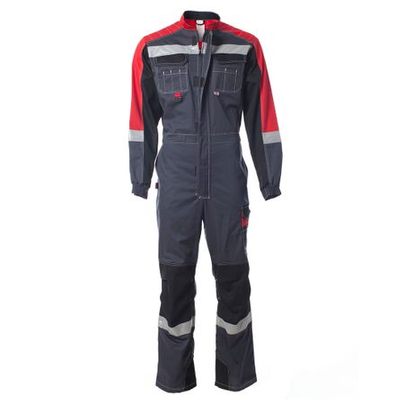 Комбинезон защитный Спрут Формула 56-58 рост 182-188 см серый/красный блокнот а6 100л лин joy book очень красный иск кожа тонир блок скругл углы горизонт резинка карман инд уп