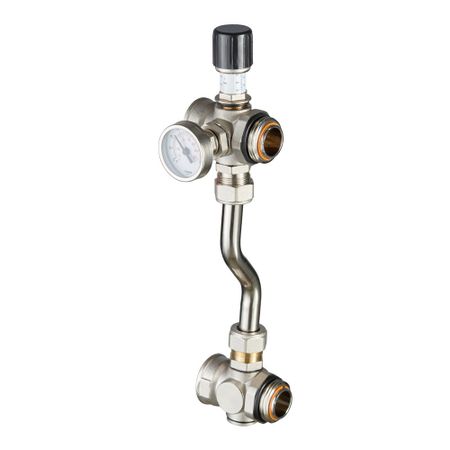 Байпас проходной Valtec 200 мм с термометрами (VT.0667T.0.0) jarblue ручные гайки din467 gb807 m3 m4 m5 m6 m8 m10