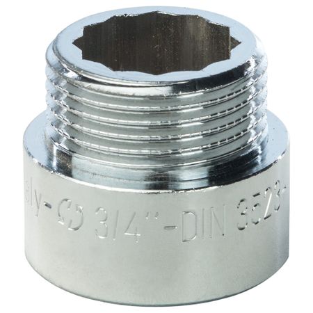 Удлинитель Stout 15 мм 3/4 ВР(г) х 3/4 НР(ш) хром латунный (SFT-0002-003415)