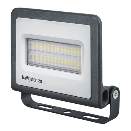 Прожектор светодиодный Navigator ДО-20 4000К 20 Вт IP65 черный