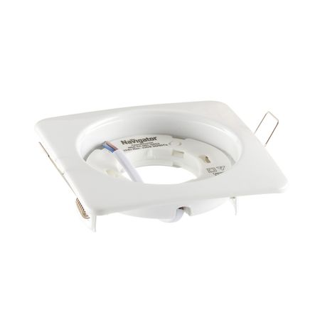 Светильник встраиваемый GX53 белый 15 Вт IP20 Navigator ДВО (14213)
