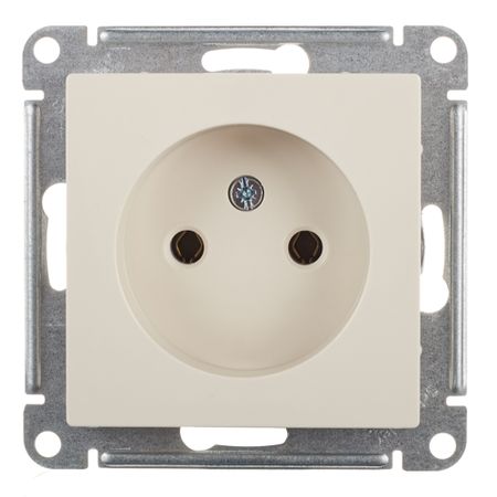 Розетка Systeme Electric AtlasDesign встраиваемая бежевая (ATN000241)