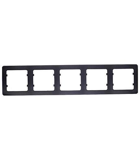Рамка Hegel Master пятиместная черная (Р405-08)