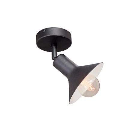 Спот потолочный Vitaluce E27 40 Вт 2 кв.м черный IP20 (V4807-1/1PL, 9751) джон донн по ком звонит колокол