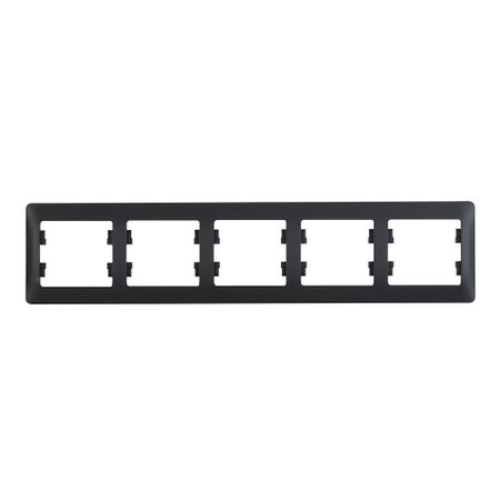 Рамка Systeme Electric Glossa пятиместная антрацит (GSL000705)