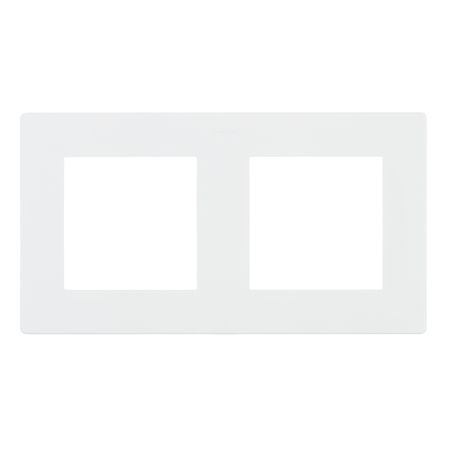 Рамка Simon 24 Harmonie двухместная белая (2400620-030)