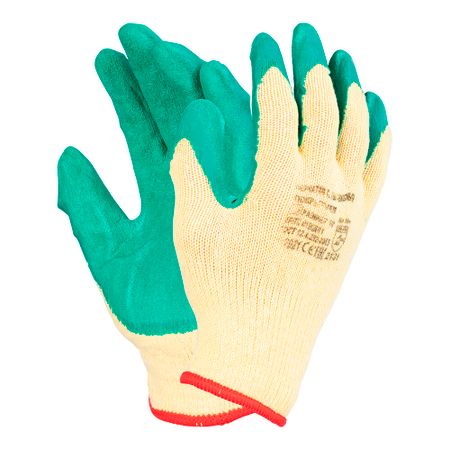 Перчатки х/б с латексным обливом XL