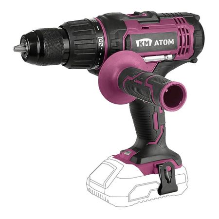 Дрель-шуруповерт ударная аккумуляторная КМ АТОМ 18 В без АКБ и ЗУ (CID-182)