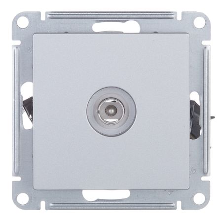 Розетка телевизионная Systeme Electric AtlasDesign встраиваемая алюминий (ATN000393) розетка телевизионная эра   12 алюминий