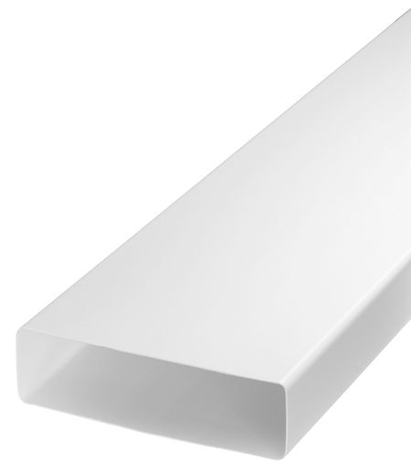 Воздуховод плоский пластиковый 60х204 мм 1,5 м