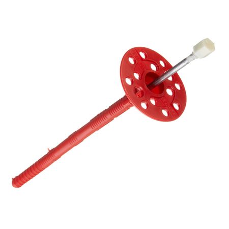 Дюбель для теплоизоляции Tech-Krep 10х180 мм металлический гвоздь с термоголовкой (50 шт.)