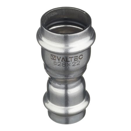 Муфта Valtec (VTi.903.I.002822) 28х22 мм нержавеющая сталь 304 a2 70 нержавеющая   2 5 шт круглая муфта с накаткой длинные удлиненные затягивающие гайки для большого пальца m3 m4 m5 m6 m8 m10 m12 m16