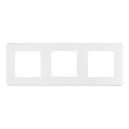 Рамка Legrand Inspiria трехместная белая (673950)