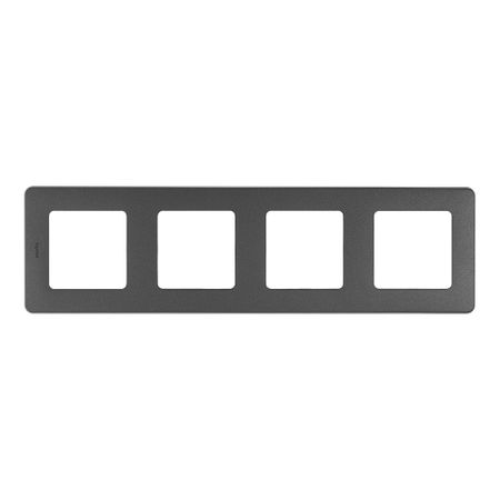 Рамка Legrand Inspiria четырехместная антрацит (673963)