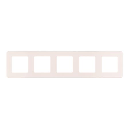 Рамка Legrand Inspiria пятиместная розовая (673974)