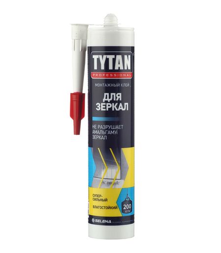 Клей монтажный каучуковый Tytan для зеркал бежевый 310 мл