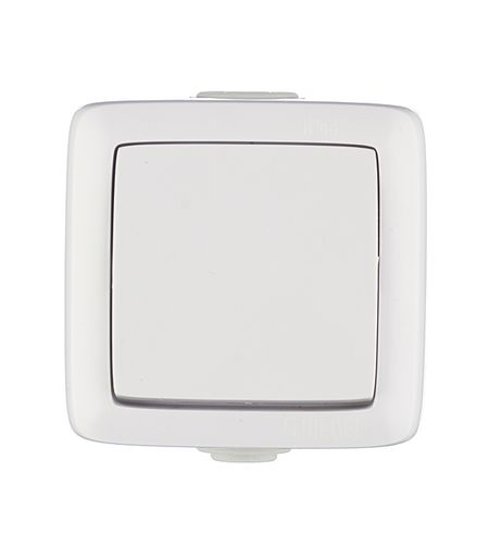 Переключатель Hegel Alfa одноклавишный накладной белый (ВА10-261) елена алексеевна титаренко литература в схемах и таблицах