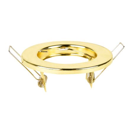 Светильник встраиваемый GU5.3 золото 50 Вт IP20 Hesler ДВО (684758) уплотнитель щеточный для мебели 7х6мм рул 5м золото с клеем