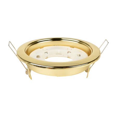 Светильник встраиваемый GX53 золото 13 Вт IP20 Hesler ДВО (684764) уплотнитель щеточный для мебели 7х6мм рул 5м золото с клеем