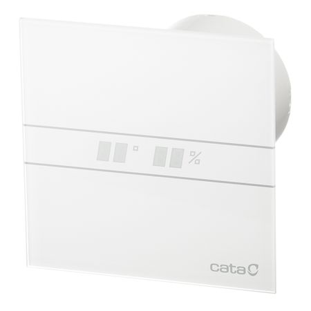 Вентилятор осевой Cata E-100 GTH с датчиком влажности и таймером d100 мм белый