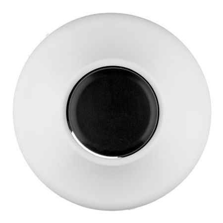 Кнопка для звонка Hegel проводного черно-белая круглая